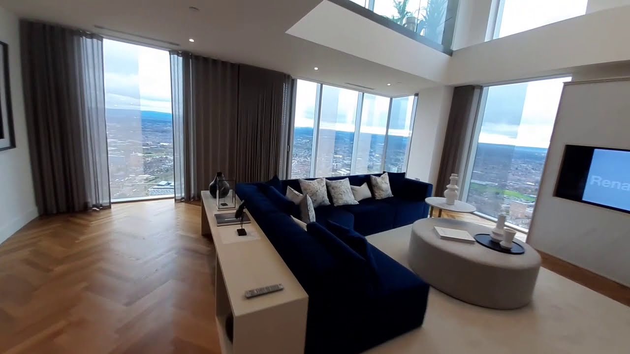 Quick Walk Round The Penthouse - Deansgate Square - South Tower Manchester UK