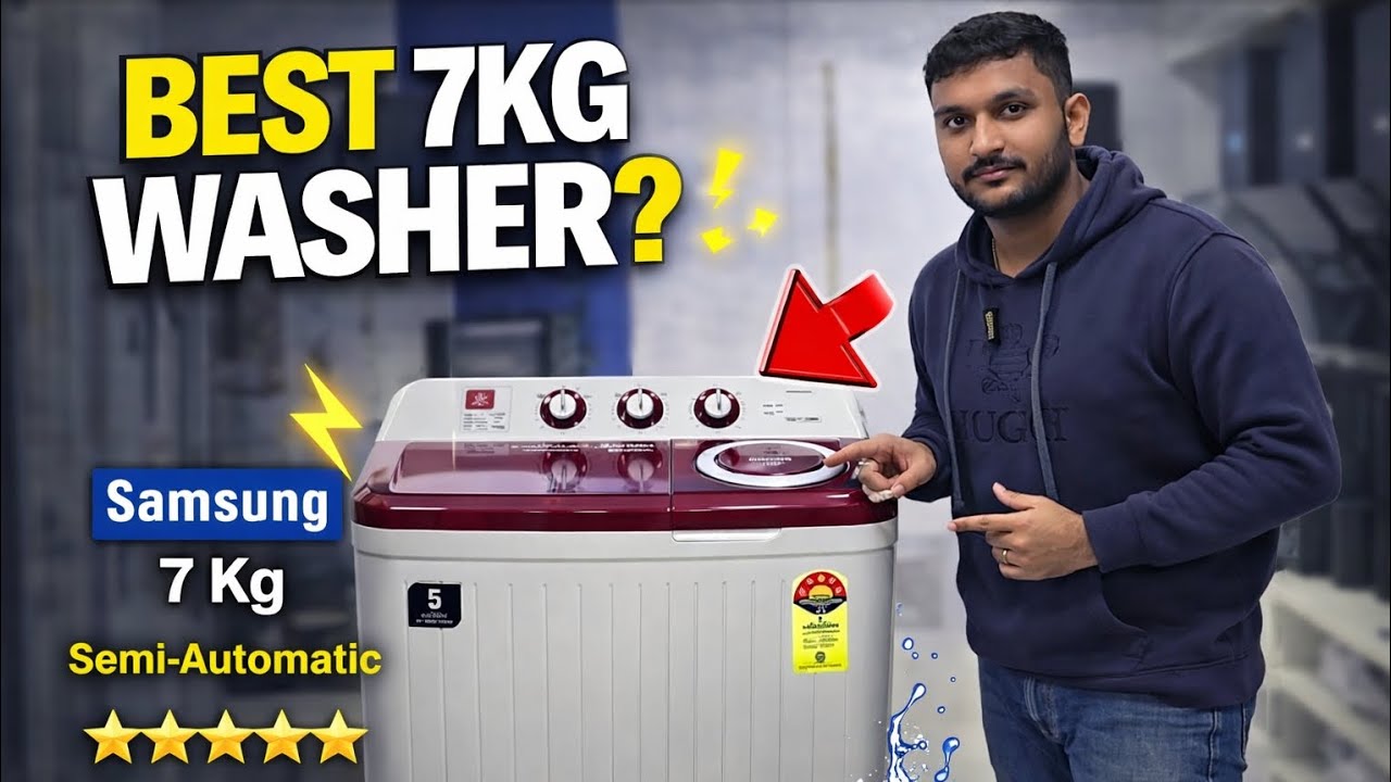 Samsung 7 Kg Semi Automatic Review 🔥 Best Washing Machine Under Budget?