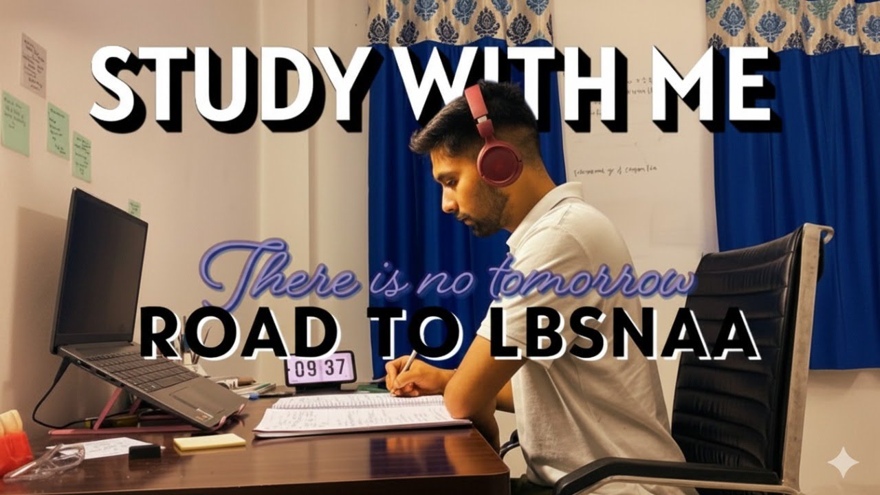 STUDY WITH ME, THERE IS NO TOMORROW (real time/real sound)
