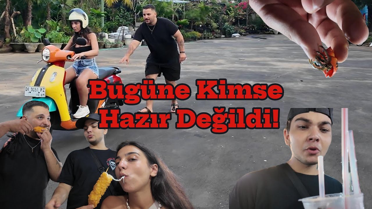 Rezil ve İlk Motor Sürüşüm + İlk Bali Sokak Yemekleri Deneyimi | Gece Pazarı