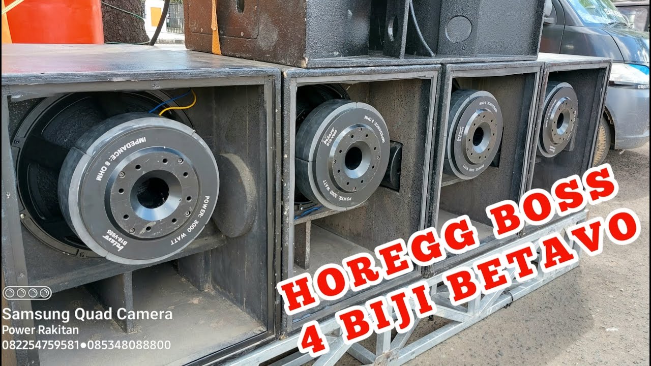 SUARA HOREGG 4 BETAVO TRIPLE MAGNET 3000 WATT | Maju Mapan Audio Batulicin