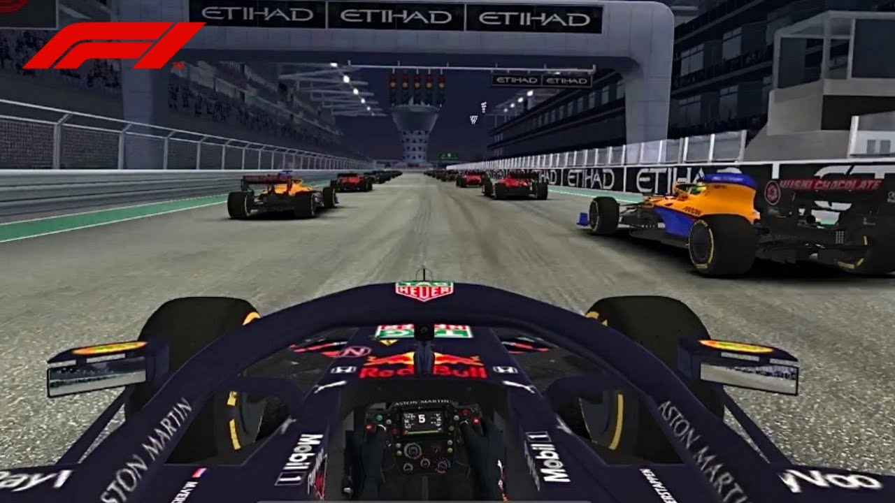 REAL RACING 3 F1 RED BULL | 3 LAPS RACE AT ABU DHABI GRAND PRIX 2020 GAMEPLAY