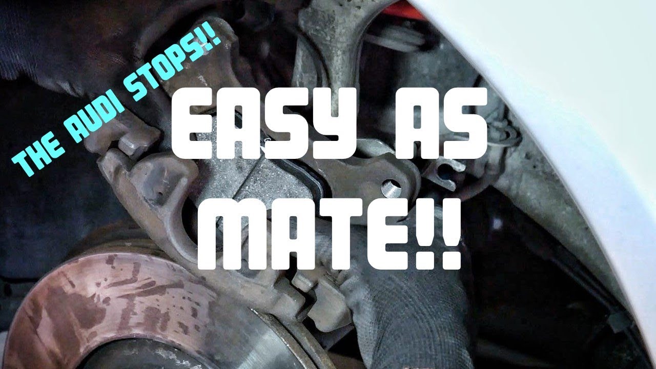 How To Replace B6 Audi A4 Front Brake Pad's