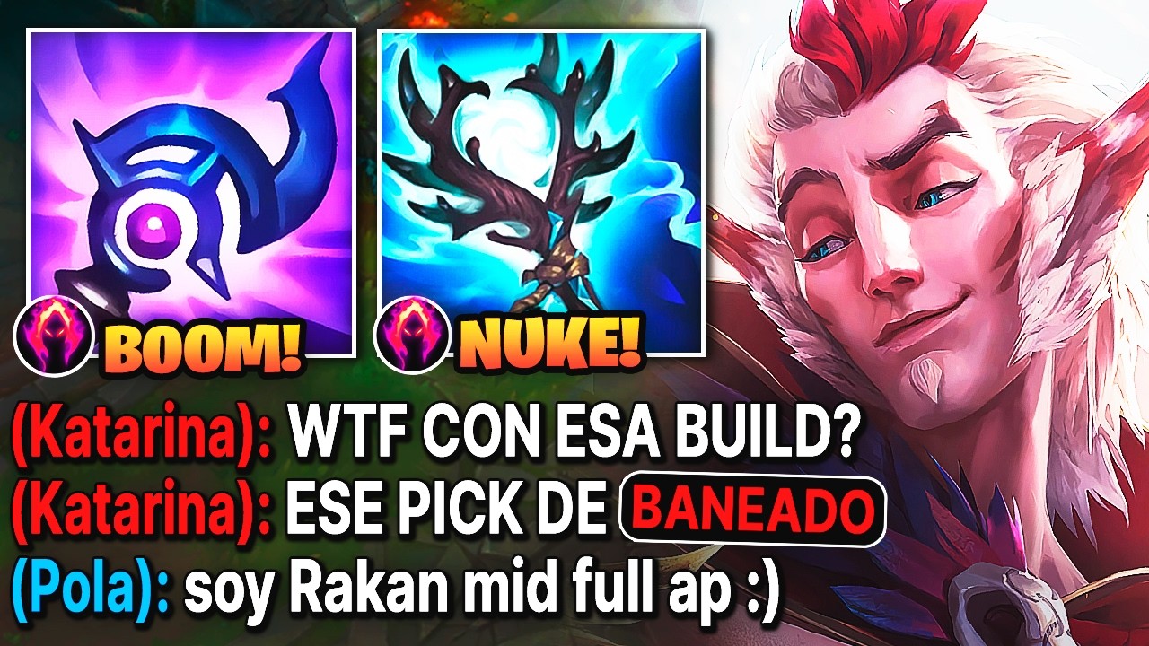 Rakan pero cada W quita el 150% de vida al rival con ap