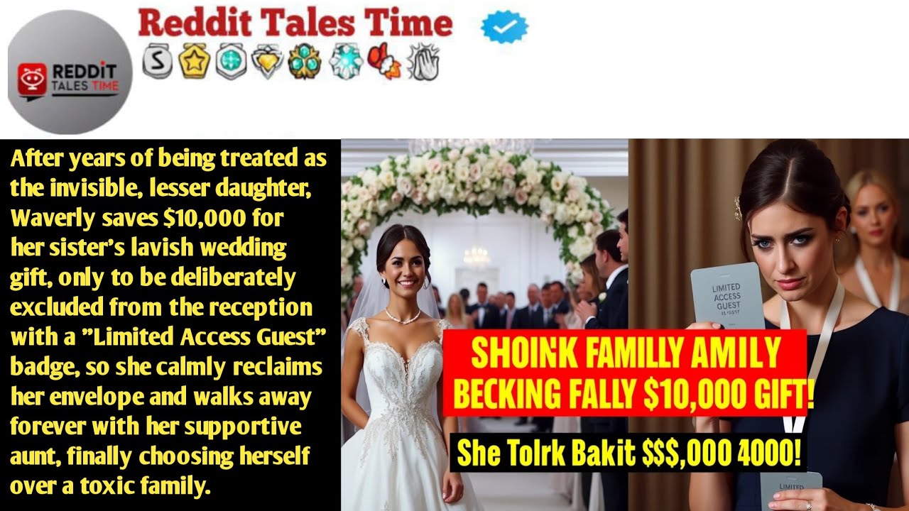 [Full Story] My Sister's Wedding Gave Me a Limited Access Guest Badge, So I took... #reddittalestime