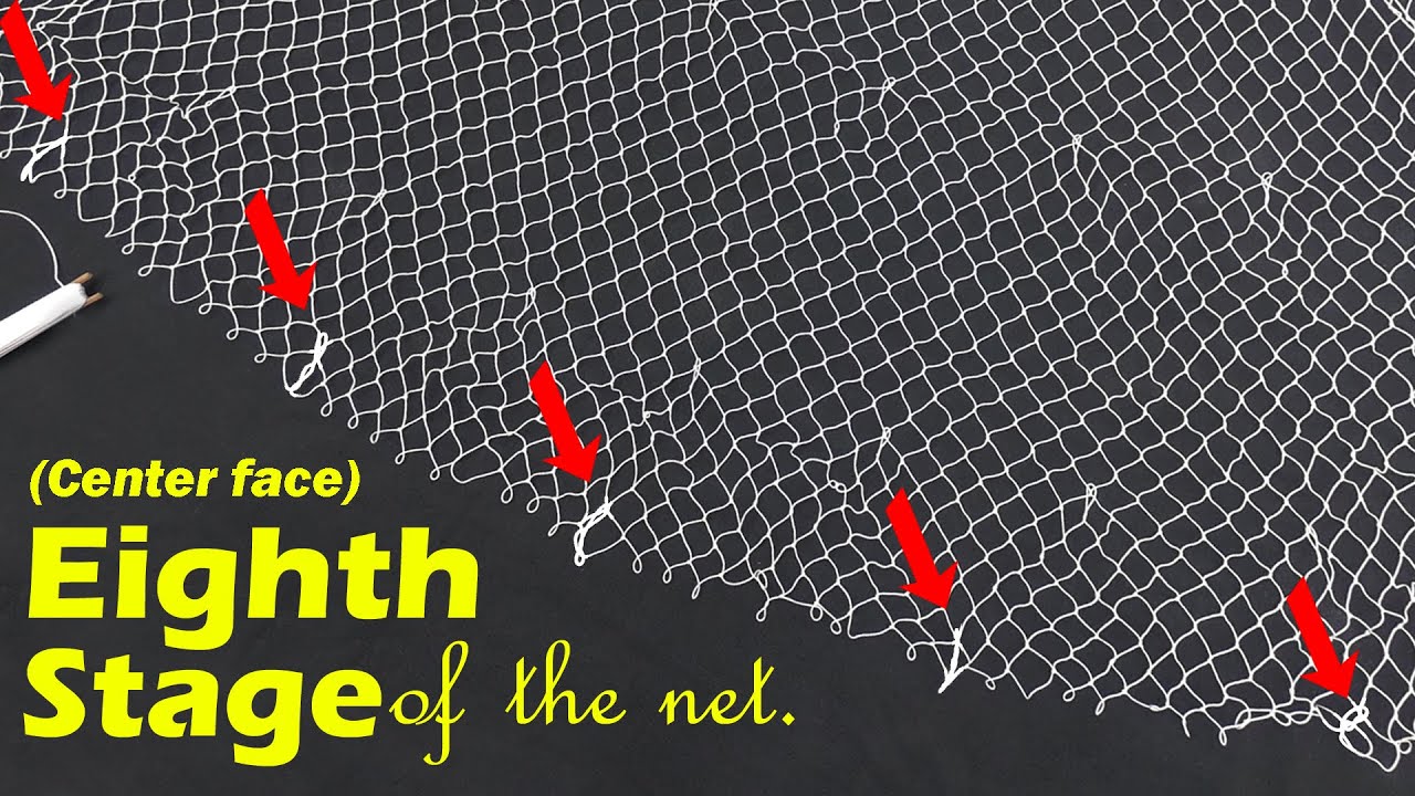 making cast net : step-8 || जाल का आठवाॅ पढ़ाव ऐसे पूरा करें || DIY fishing net || MrPKR || HD [CC]