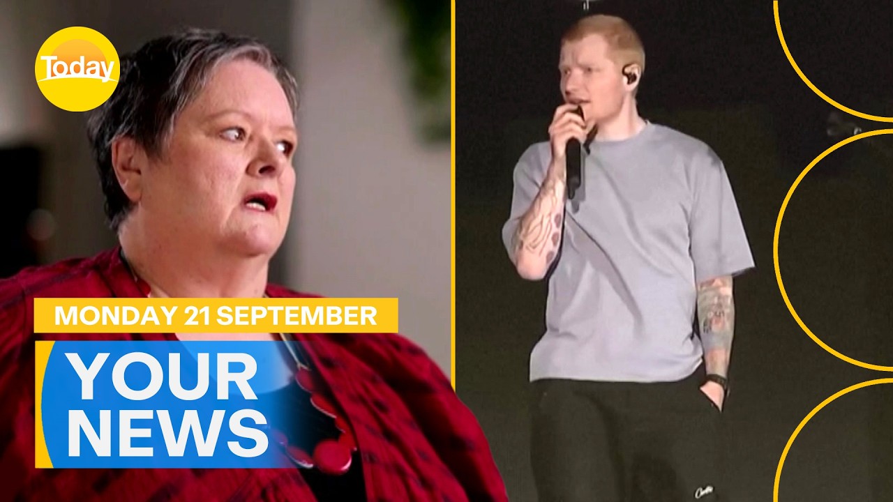 Magda Szubanski's raw interview; Ed Sheeran addresses Gaza controversy | Today Show Australia