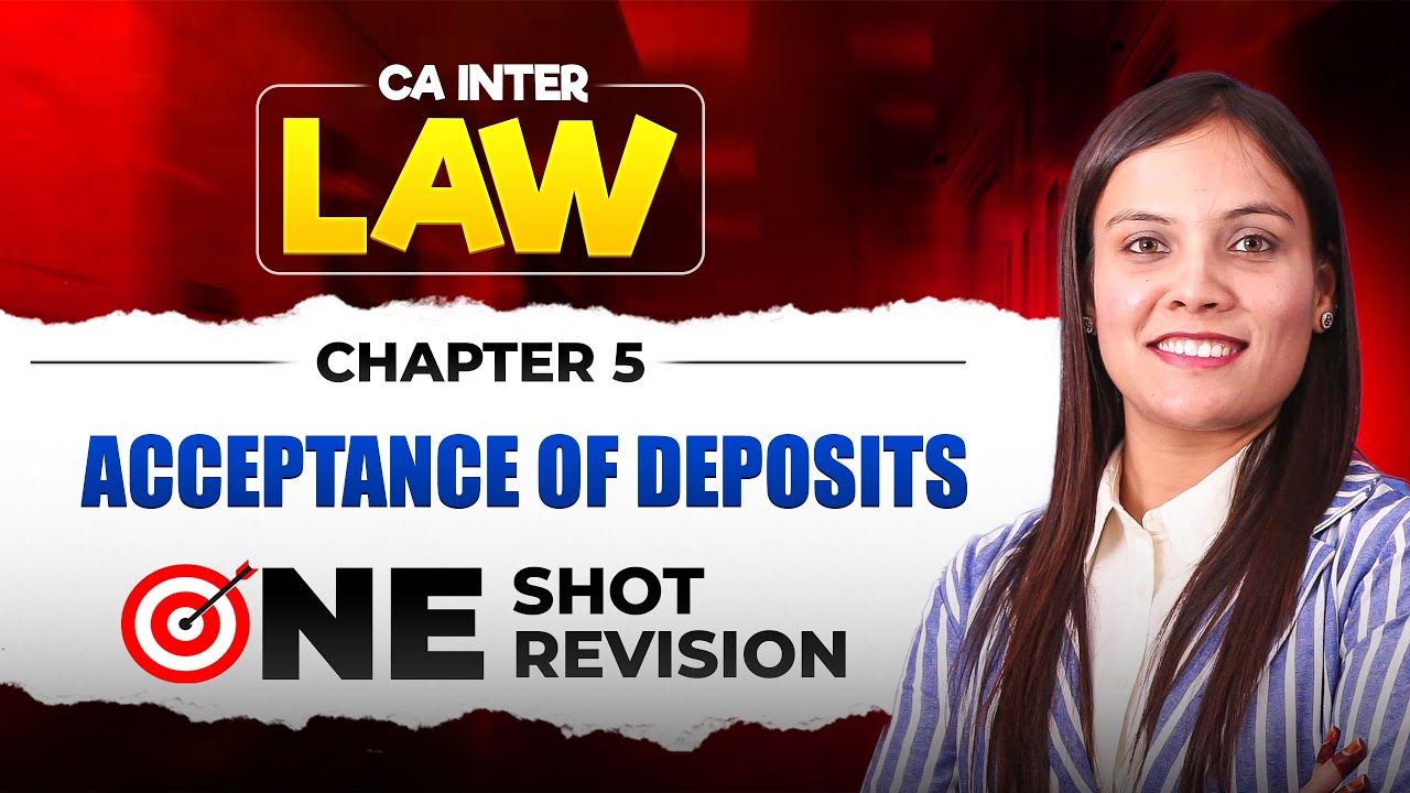 CH - 5 I Acceptance of Deposits I CA Inter may 26 or sep 26 |corporate law | CA SwatiJain