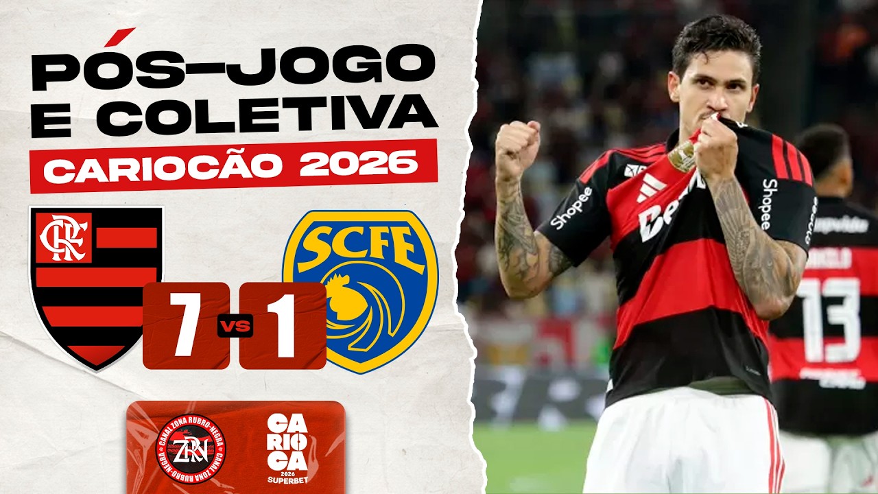 FLAMENGO X SAMPAIO CORRÊA | CAMPEONATO CARIOCA 2026 | PÓS-JOGO E COLETIVA (AO VIVO)