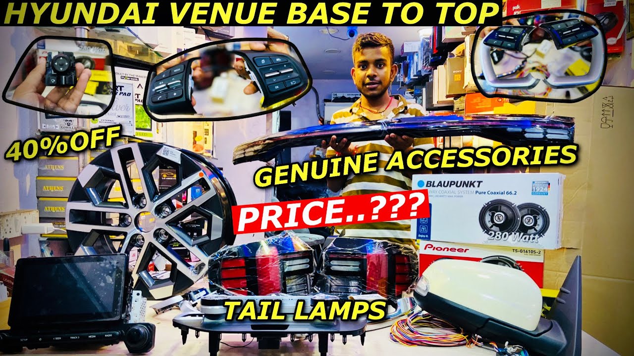 2024 HYUNDAI VENUE ALL GENUINE ACCESSORIES WITH PRICE | VENUE MODIFICATION