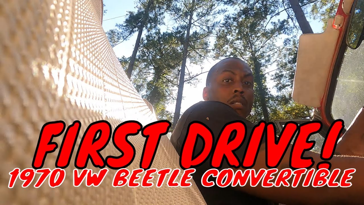 First Drive in My 1970 VW Beetle Convertible | My First VW