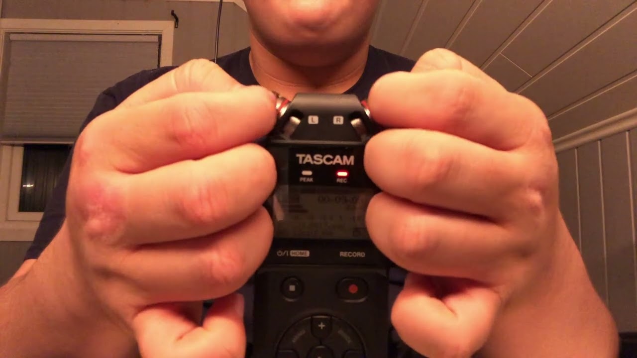 [ASMR] Tascam Mic Tapping and Scratching only with Finger and Nails
