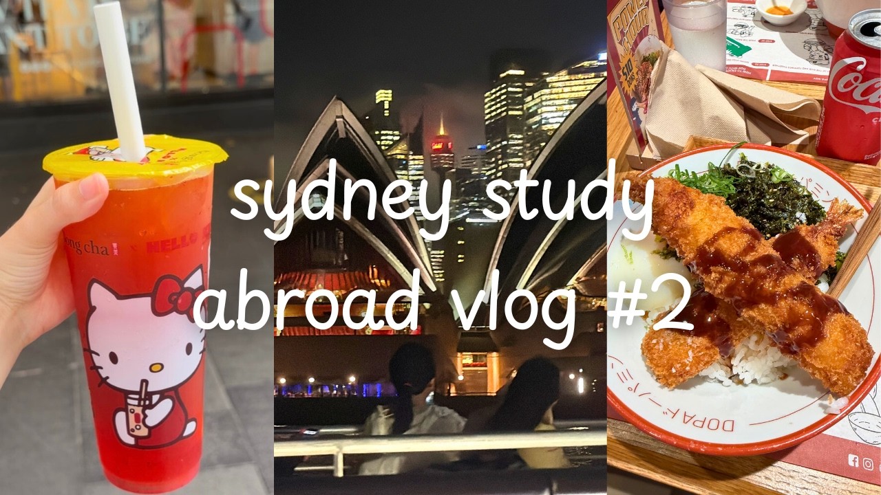 sydney study abroad vlog | first day of classes, beach time, and pancakes