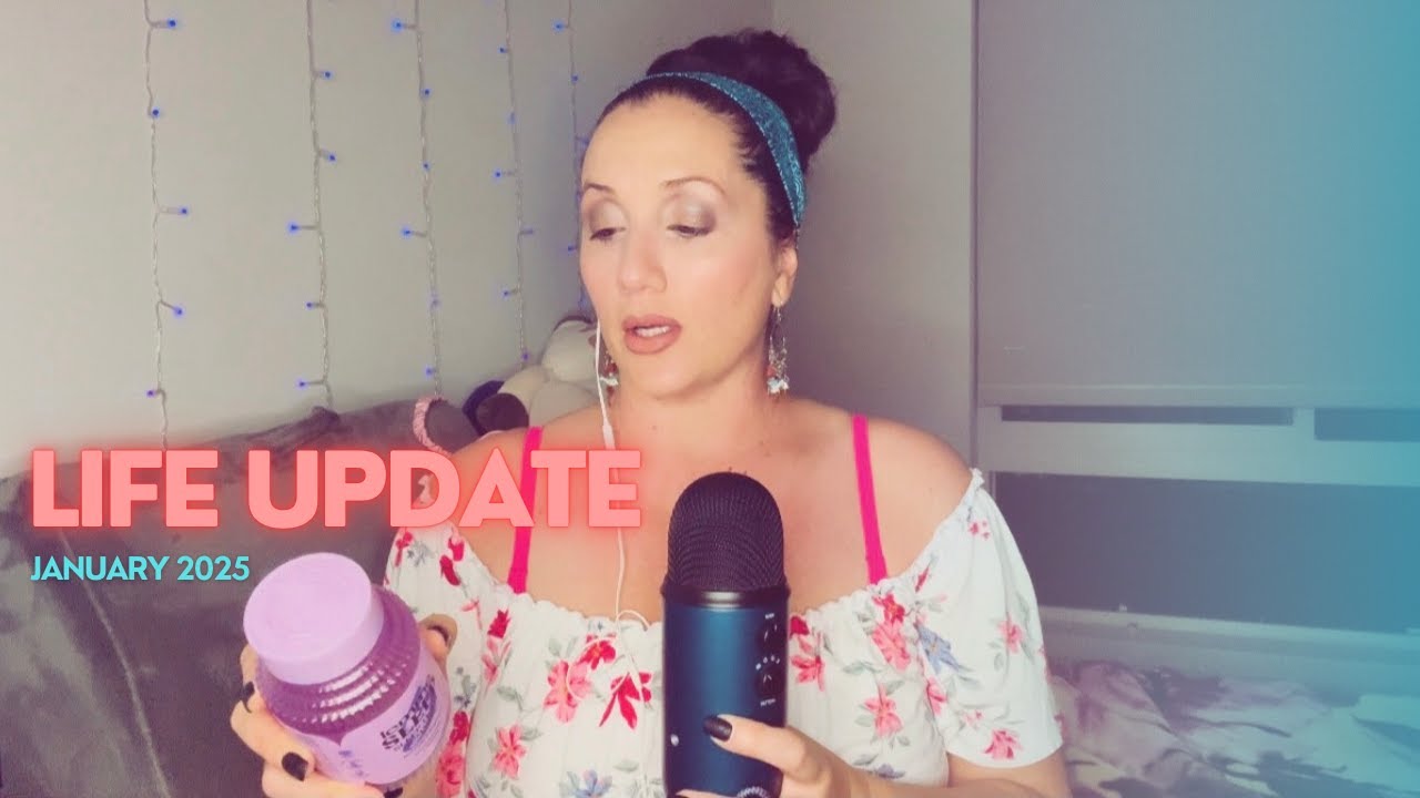 🌴ASMR Whispered Ramble Chit Chat Life Update🌴