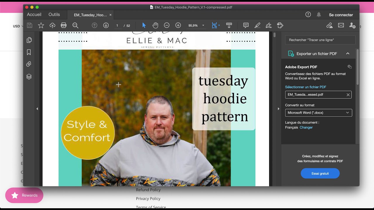 Comment imprimer un patron PDF