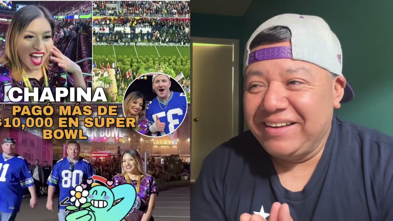 La fortuna que gastó esta chapina para ir al famoso Super Bowl. #superbowl #usa 