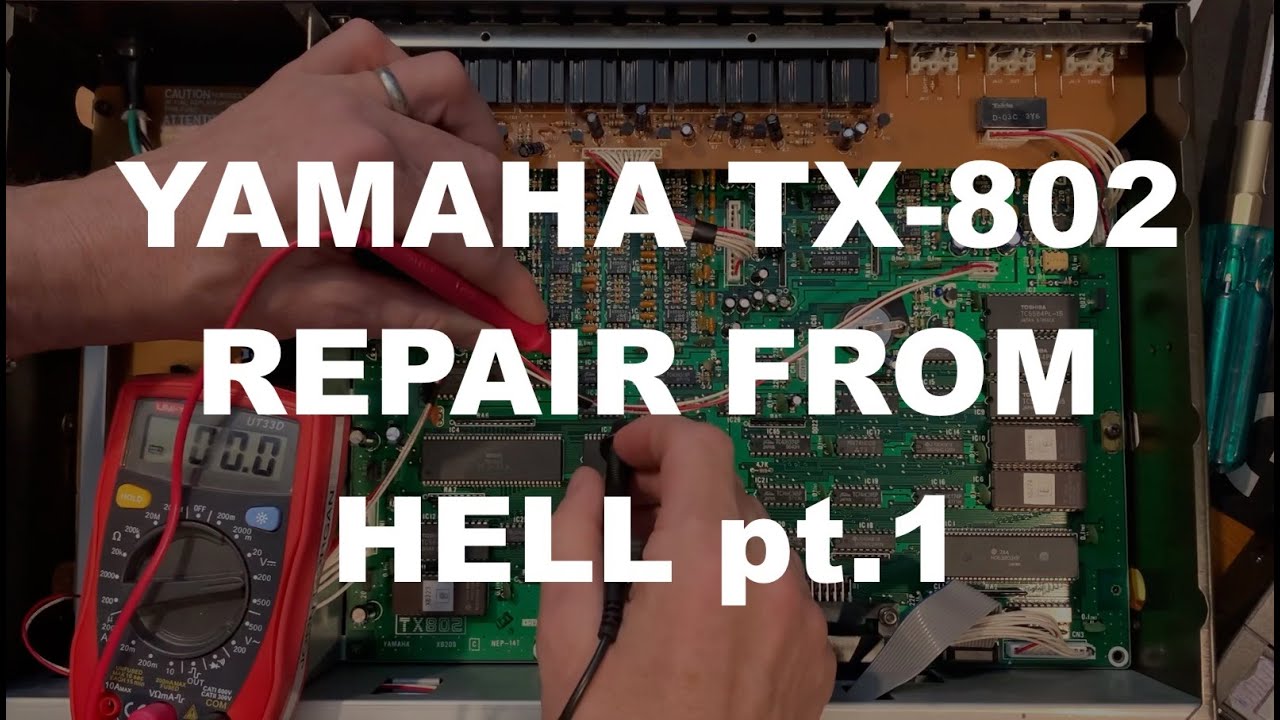 Yamaha TX-802 Repair from Hell pt.1