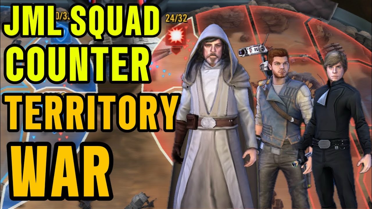 How To Beat Jedi Master Luke + Cal Kestis in TW | GL Counter Guide in Description (SWGOH)