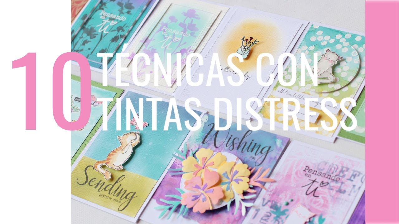 10 Técnicas con Tintas Distress