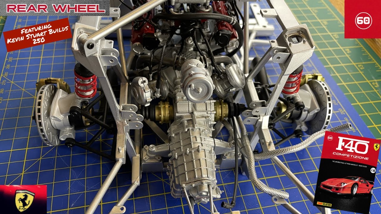 Build a Ferrari F40 Competizione issue 60. A 1/8 Scale Supercar model PartWorks build