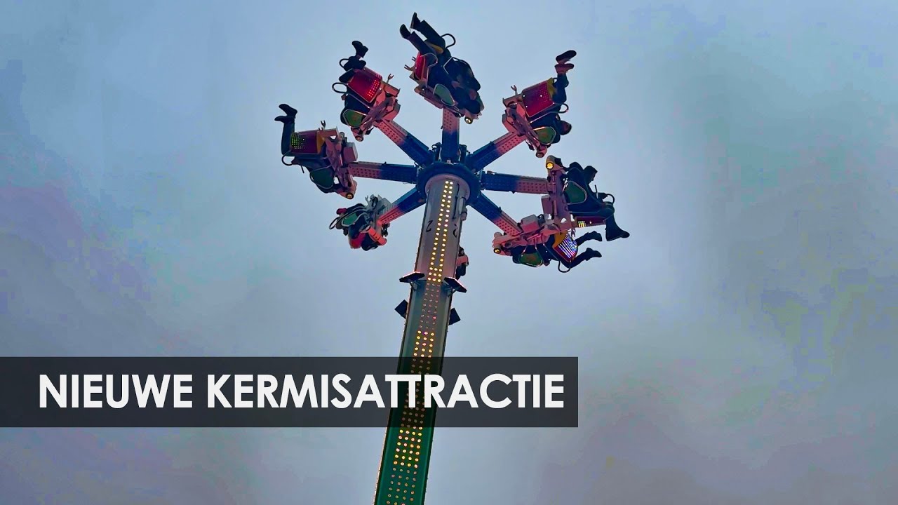 Nieuwe kermisattractie Maximum in première op kermis Best: KMG lunarix