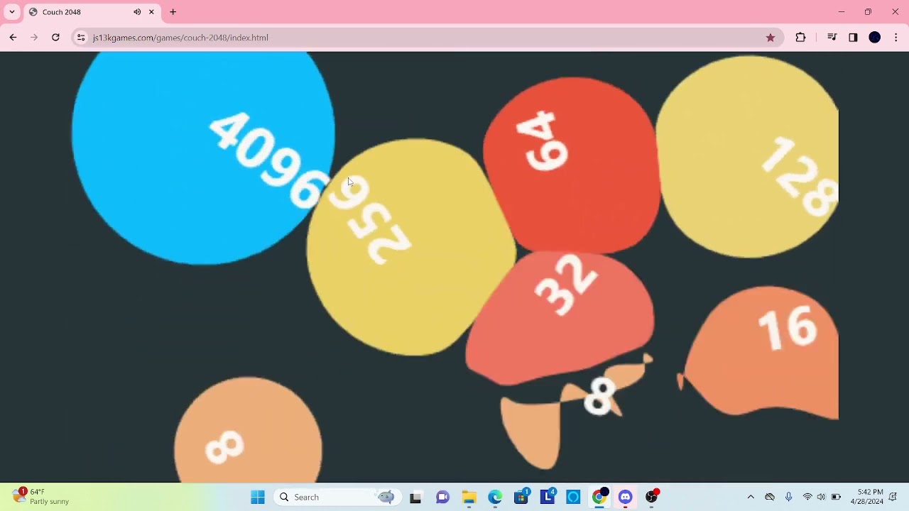 Couch 2048 but I broke the game