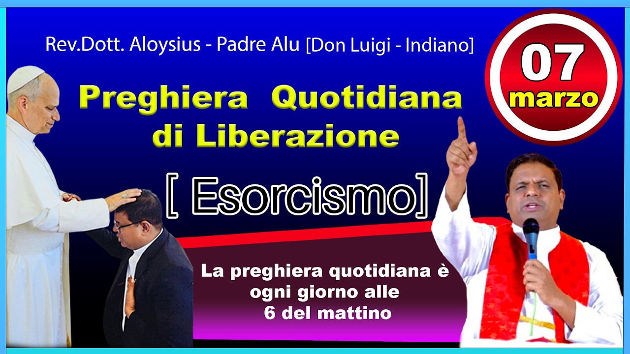 PreghieraQuotidiana di Liberazione [ Esorcismo] 07 marzo #popeleo  #bishopmarmari  #vaticanlive