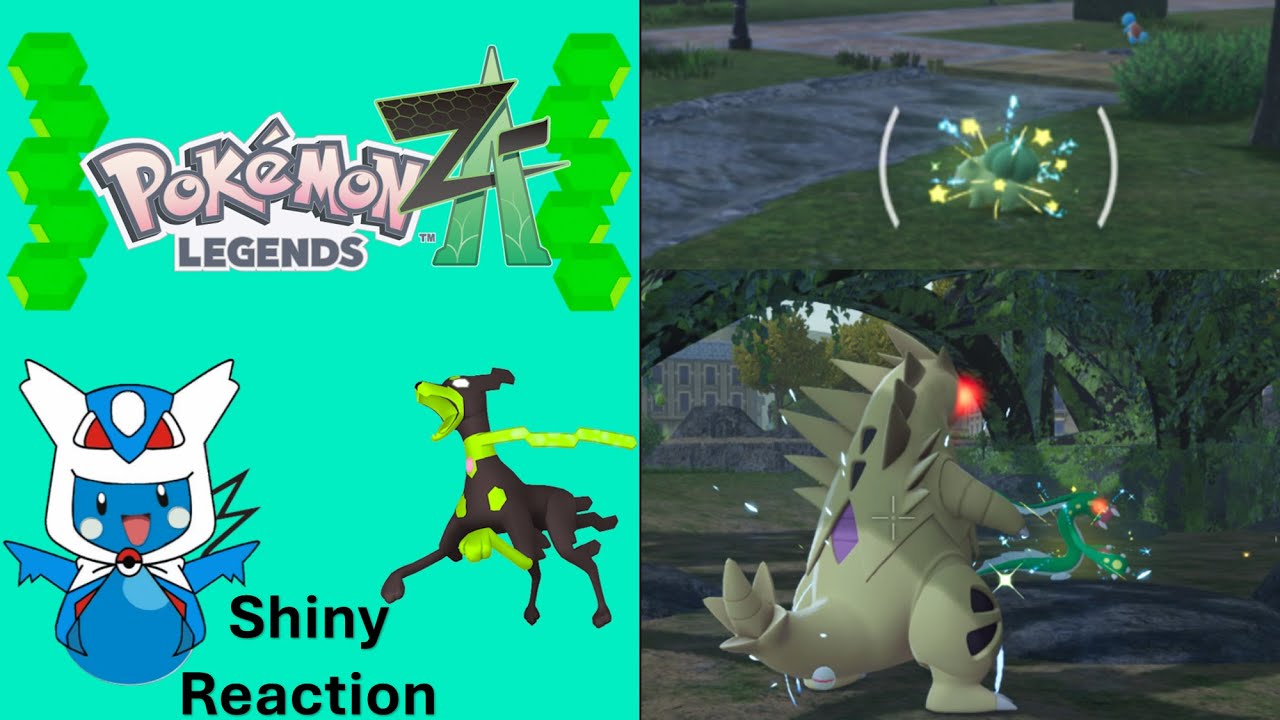 Pokemon Legends Z-A: Реакция на Шальфу, Тиранитара и Электроса, а также на блестящего Бульбазавра.