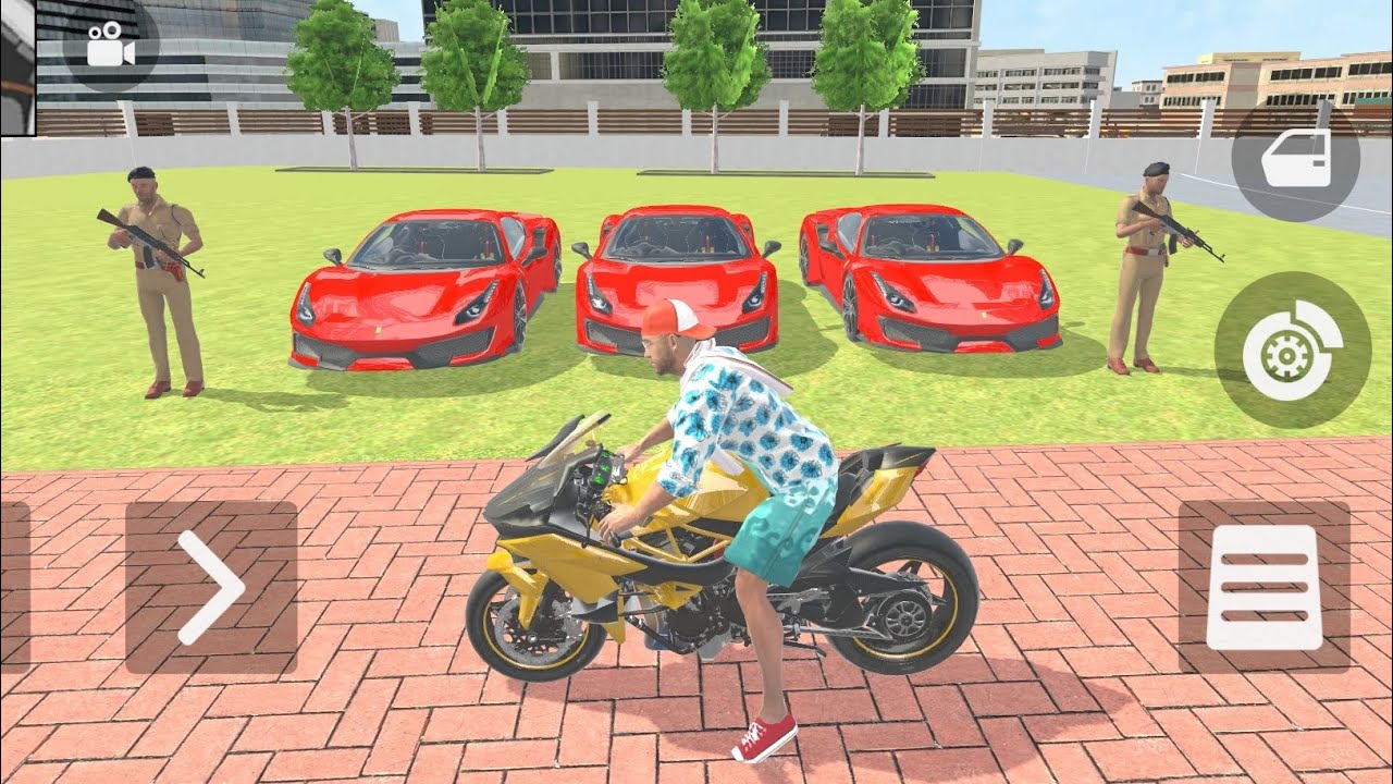 🎮 Franklin order by 3️⃣ Sports Car car 🏎️ in indian 🇮🇳 bike theft auto simulator 🎮