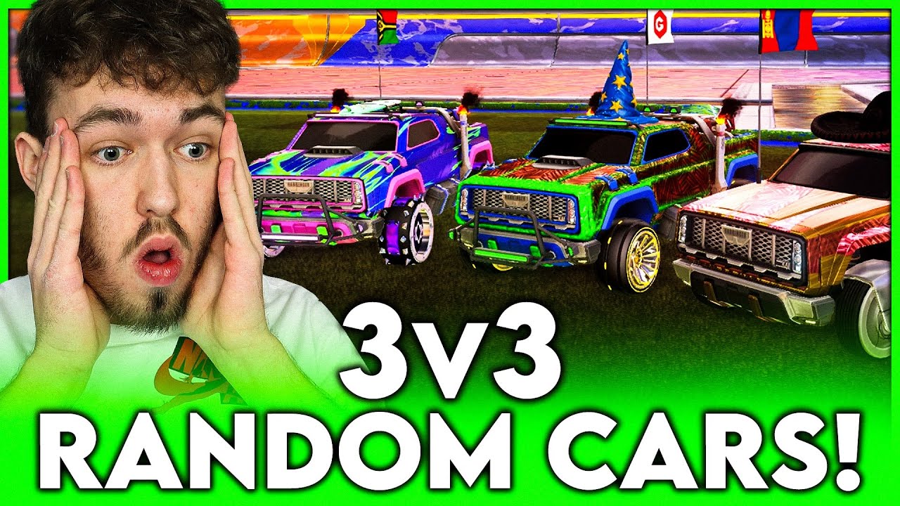 V&Scaron;ICHNI M&Aacute;ME STEJN&Yacute; AUTO! 😱🤣 3v3 RANDOM CAR CHALLENGE 😎