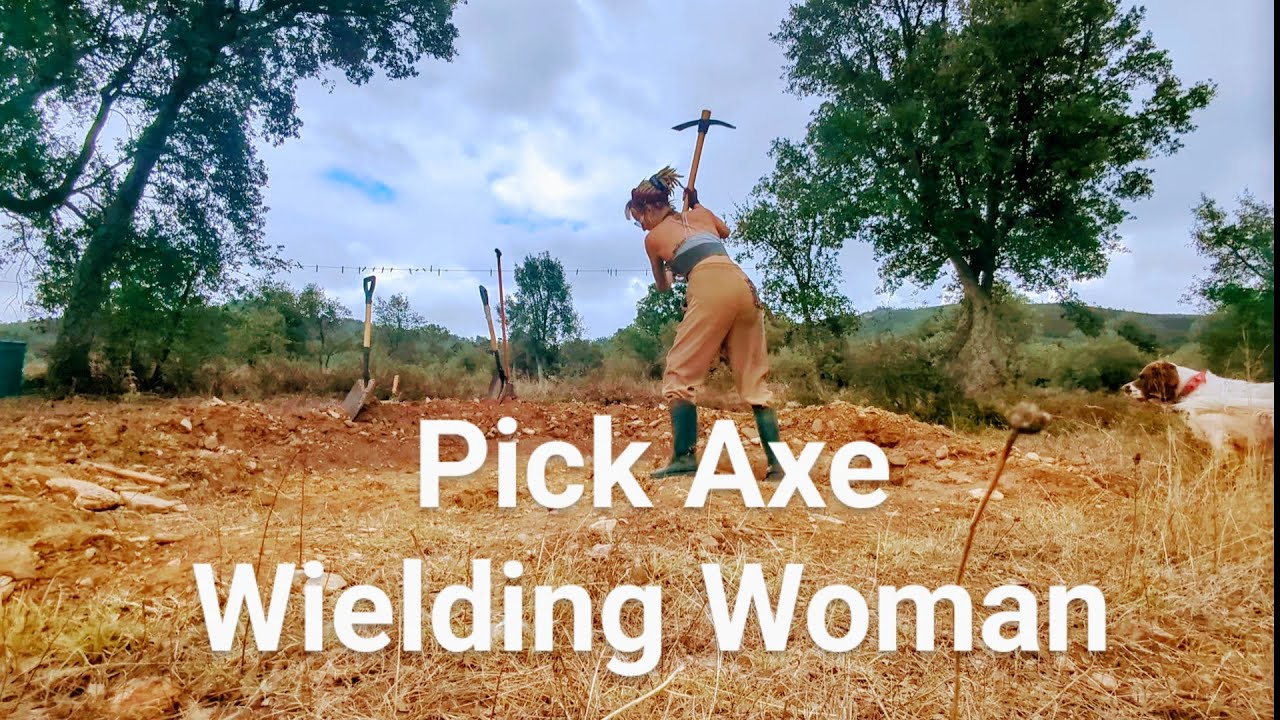 Week 1 on her Portugal Half Acre Land Plot🌳Pond Digging⛏️Stray Cats & Dogs 🐕🐈Wasp Sting🐝& Bugs 🦗🐜🪲🐛😱