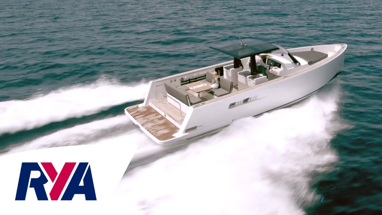 Fjord 40 Open Luxury Motorboat Boat Tour -  IPS-powered Hardtop Sports Cruiser