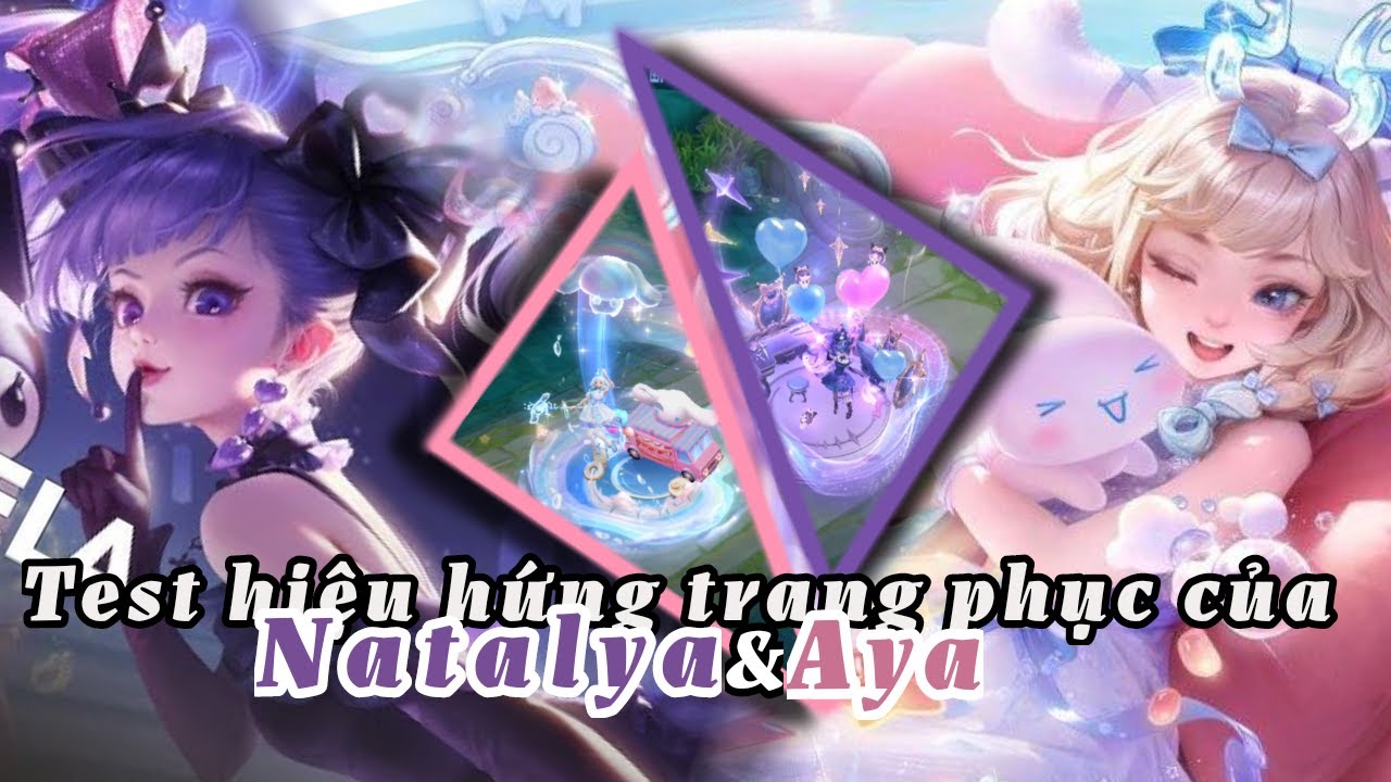 Hiệu ứng skin chuyển giao Natalya Kuromi và Aya Cinamoroll