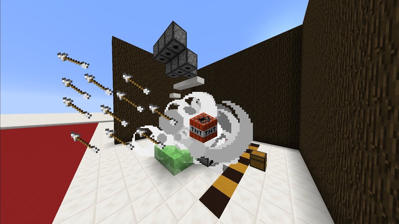 Minecraft Arrow Storm Cannon || Minecraft Warfare