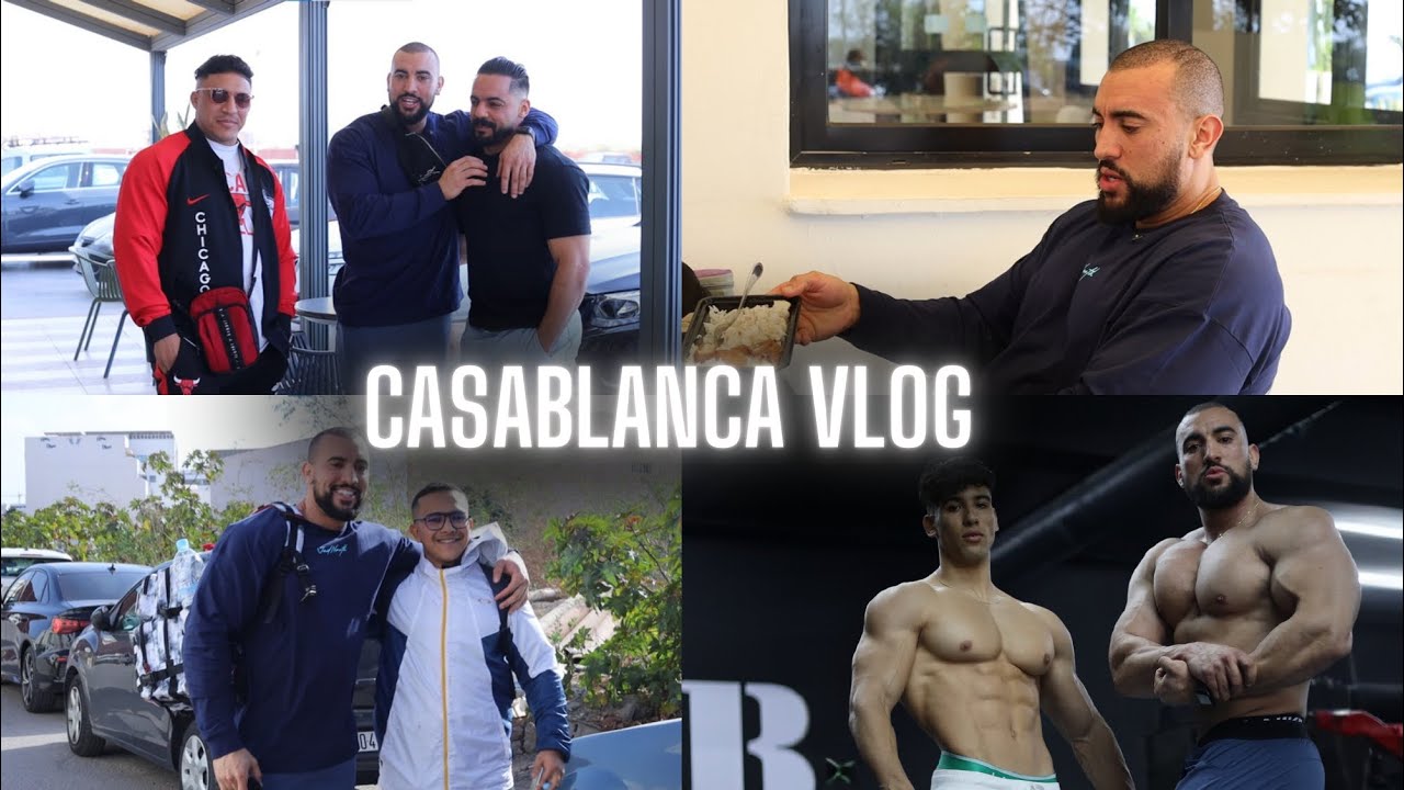 Casablanca vlog, PUSH WORKOUT f bolt gym ft MEHDI KAMAL