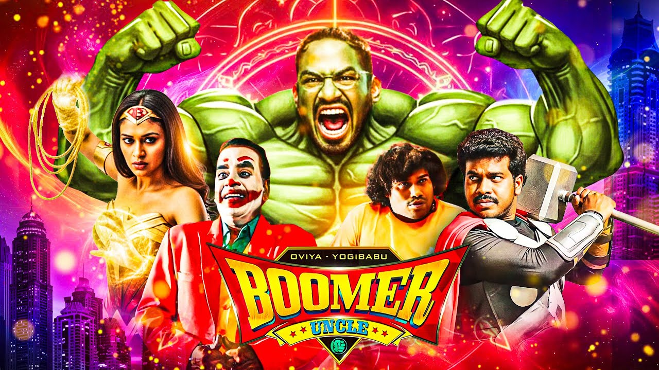 Boomer Uncle (2024) South Dubbed Full Movie With Subtitle - Oviya Helen, Yogi Babu, Robo Shankar