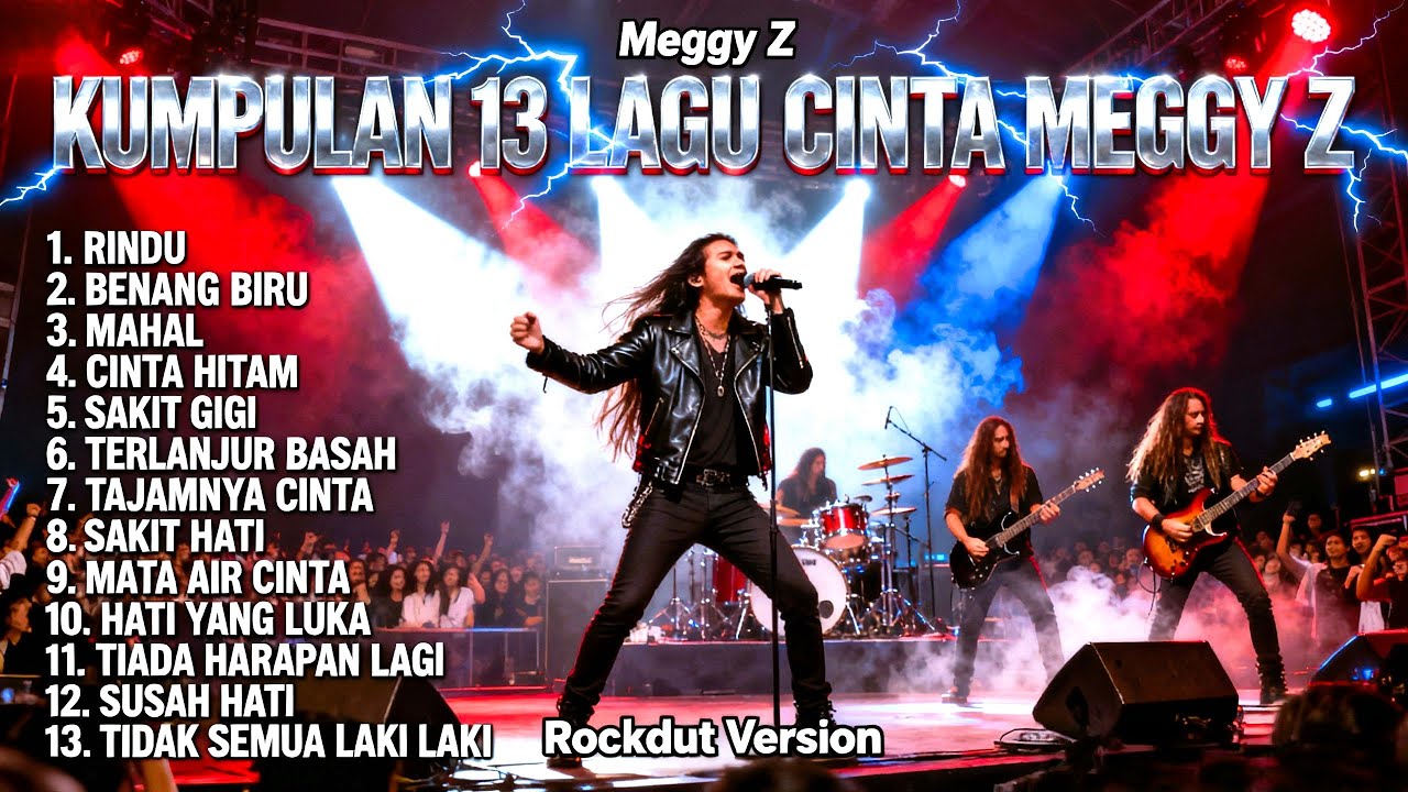 Kumpulan 13 Lagu Cinta Meggy Z Versi Rock Metal | Rockdut Version Full Album Terbaik