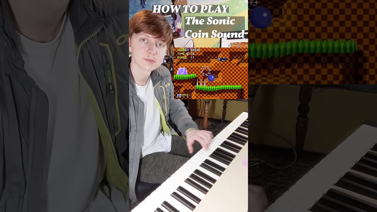 Sonic Coin Collect Sound Piano Tutorial
