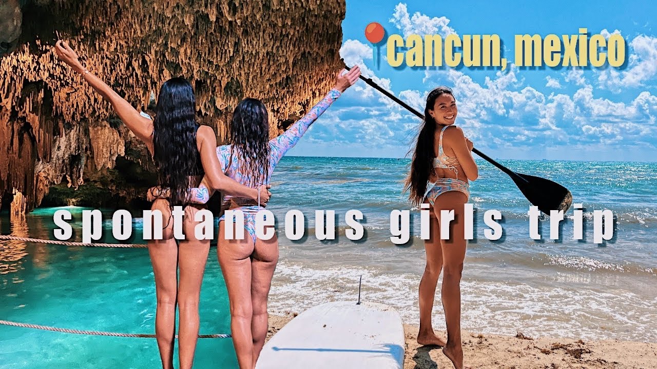 GIRLS TRIP TO CANCUN! underground caves + bikinis + more!