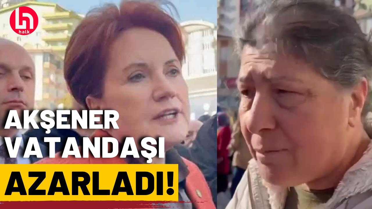 Meral Akşener esnaf ziyaretinde vatandaşla böyle tartıştı!