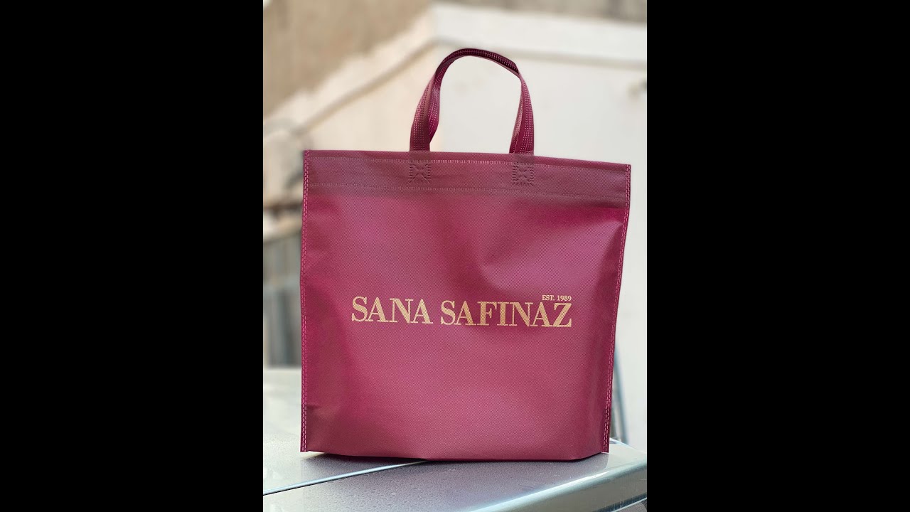 Non Woven Flexo Printing | Roll to Roll Printing | Sana Safina Bag | Automatic Bag Making Machine