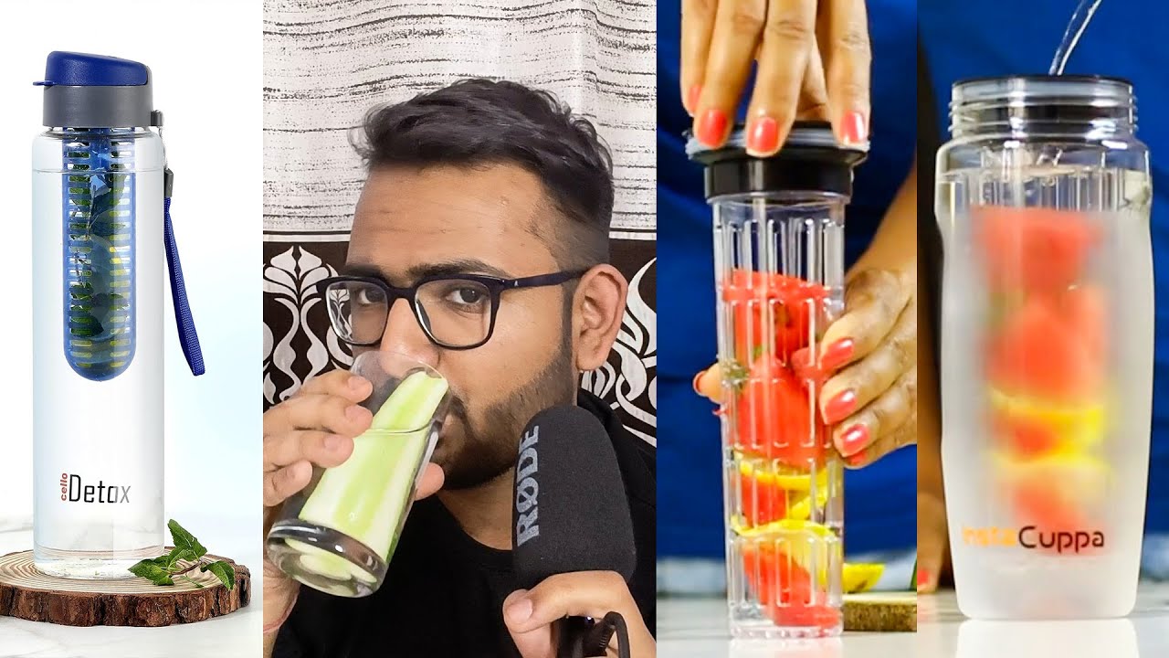 Amazon ki Top Rated Fruit Infuser Bottles 🔥 | Paani Peene ka Naya Tareeka