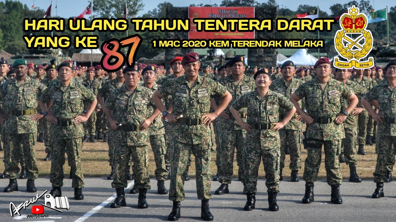 Hari Ulang Tahun Tentera Darat Ke - 87 Tahun, Kem Terendak Melaka