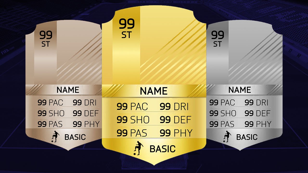 FIFA 17 - NEW CARD TEMPLATE REMAKE