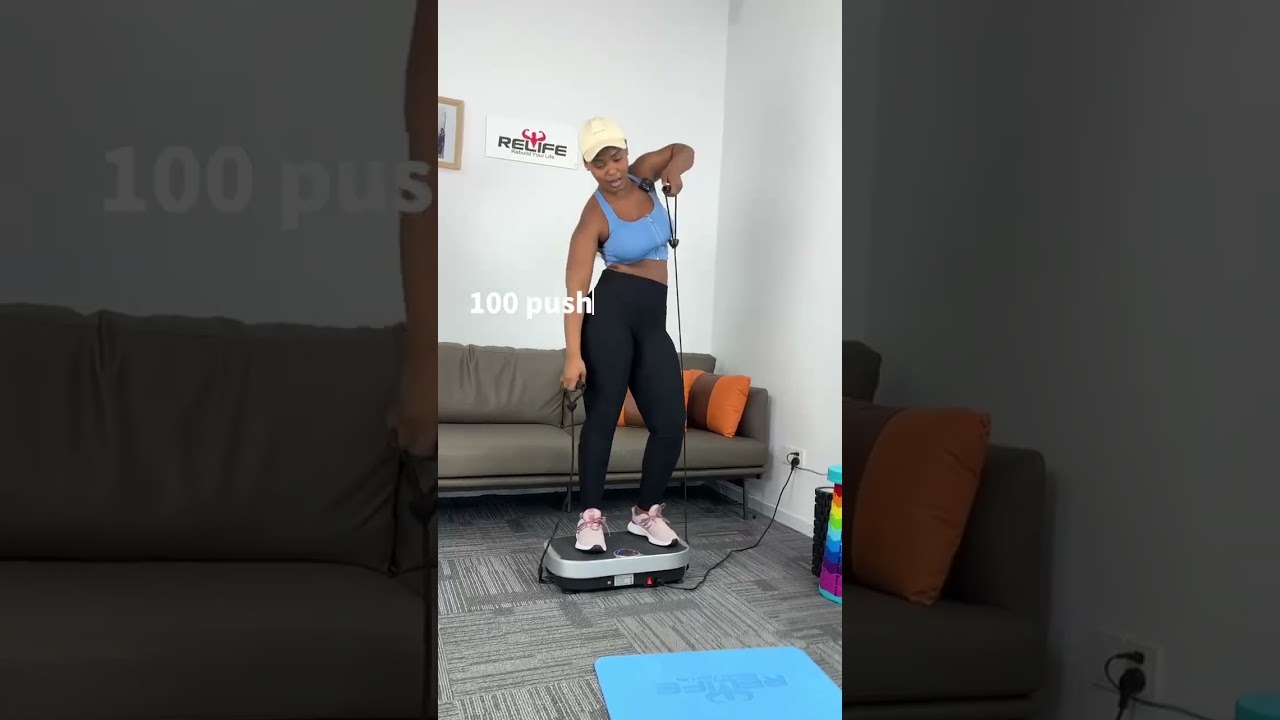 This vibration plate compares to a full-blown workout! #fitness #gym  #homegym #workout #fit #life