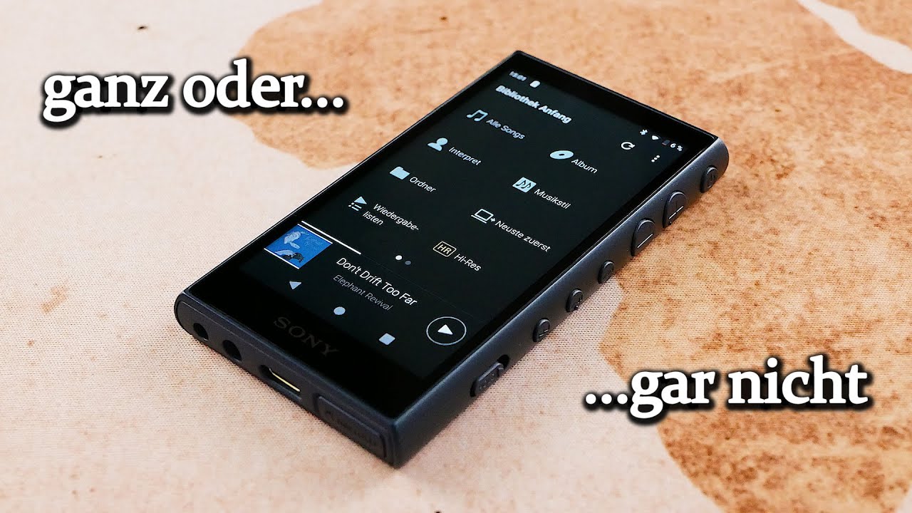 Sorry Sony, aber so nicht | Sony NW-A105