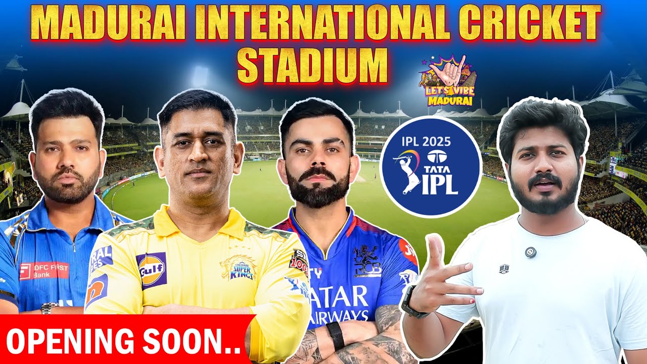 🏟️மதுரை-ல IPL 2025 நடக்குமா⁉️ Madurai International Cricket Stadium 🏏 | Madurai Cricket Stadium