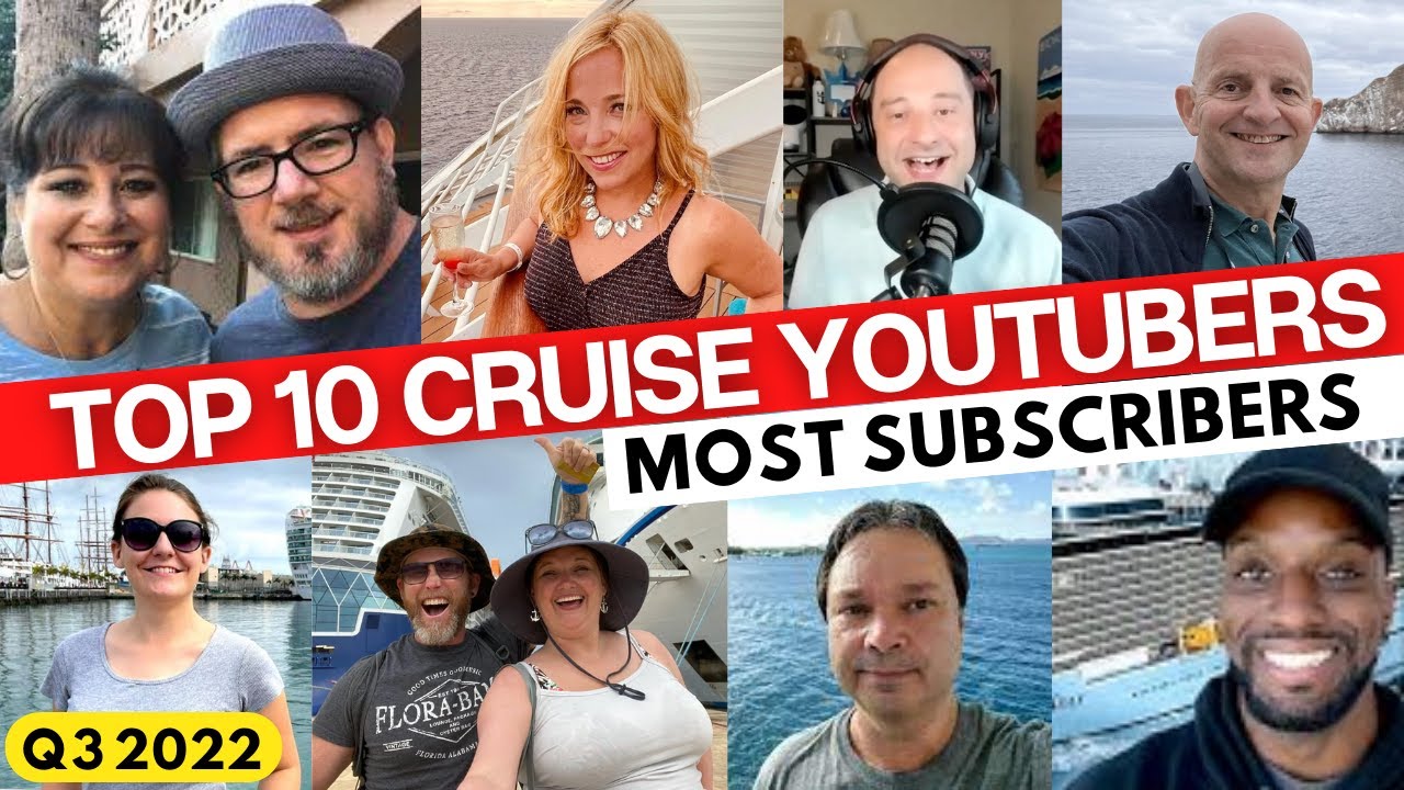 LARGEST CRUISE YOUTUBE CHANNELS - Q3 2022