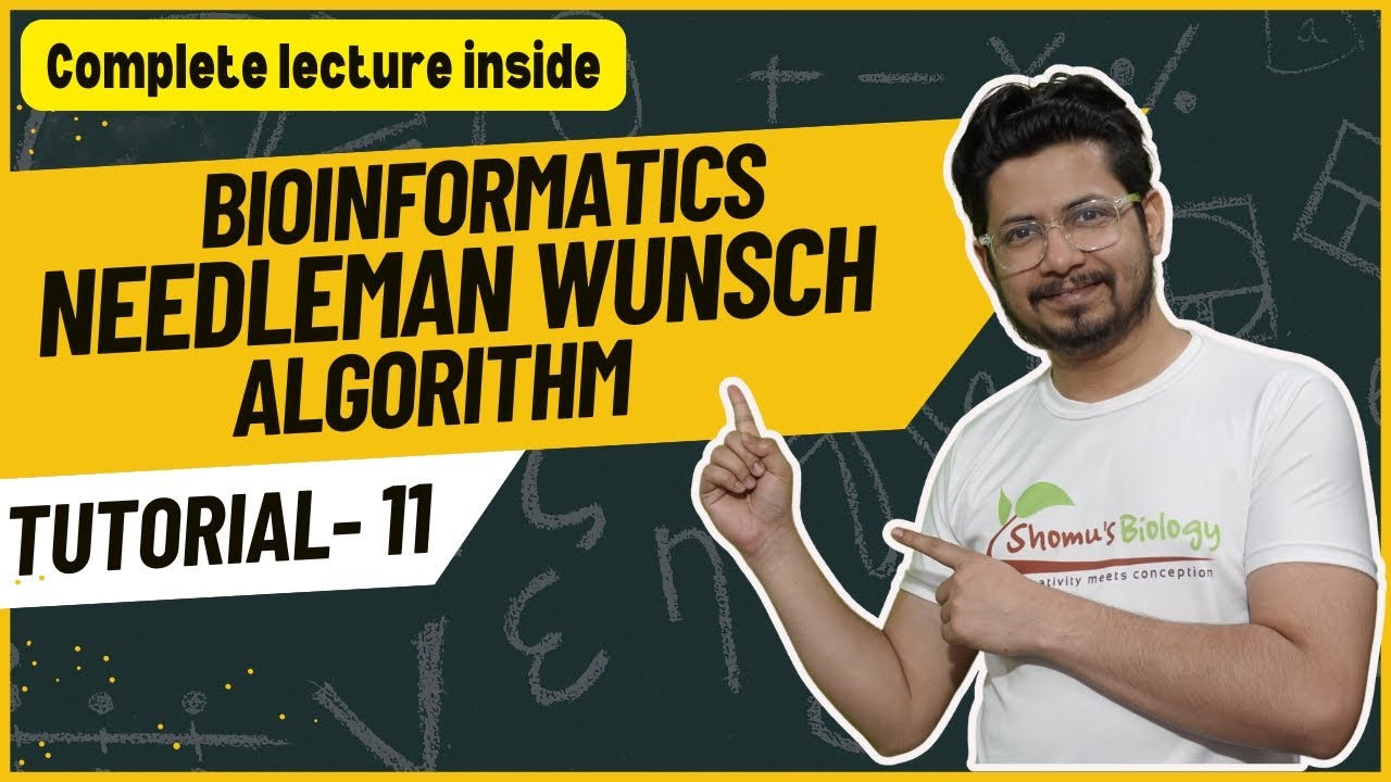 Needleman wunsch algorithm | How to perform Global sequence alignment | Tutorial 11