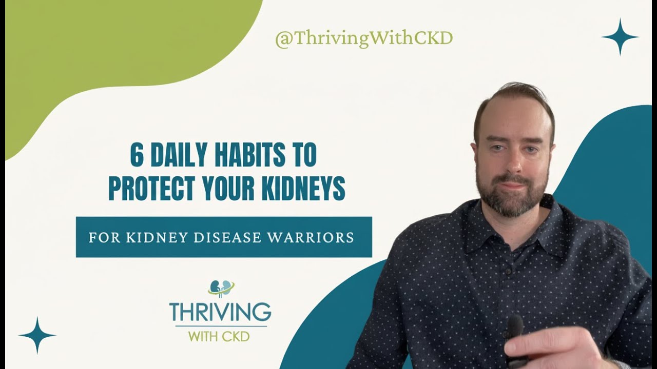 6 Daily Habits to Protect Your Kidneys   #kidneyhealth #kidneydisease #kidney #ckd #kidneycare